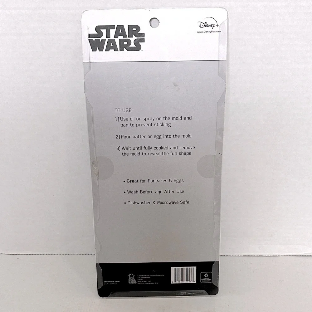 Star Wars Mandalorian Silicone breakfast Molds - Green